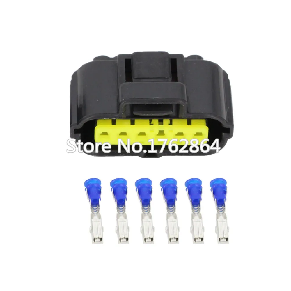 6 контактный зажим автомобильный разъем термостойкий с клеммой стандарта/21