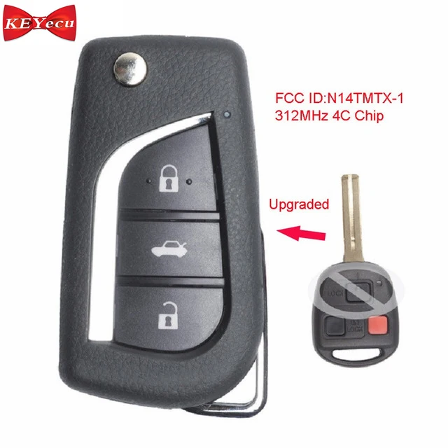 Брелок KEYCU для Lexus RX300 обновленный пульт дистанционного управления автомобиля 312