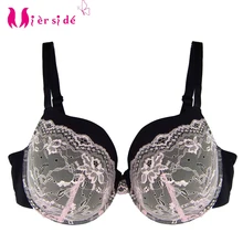 Mierside sujetadores supergrandes ZBW036 para mujer, Bralette de talla grande con encaje 38 40 42 44 46 DD/DDD E F, ropa interior femenina (4)