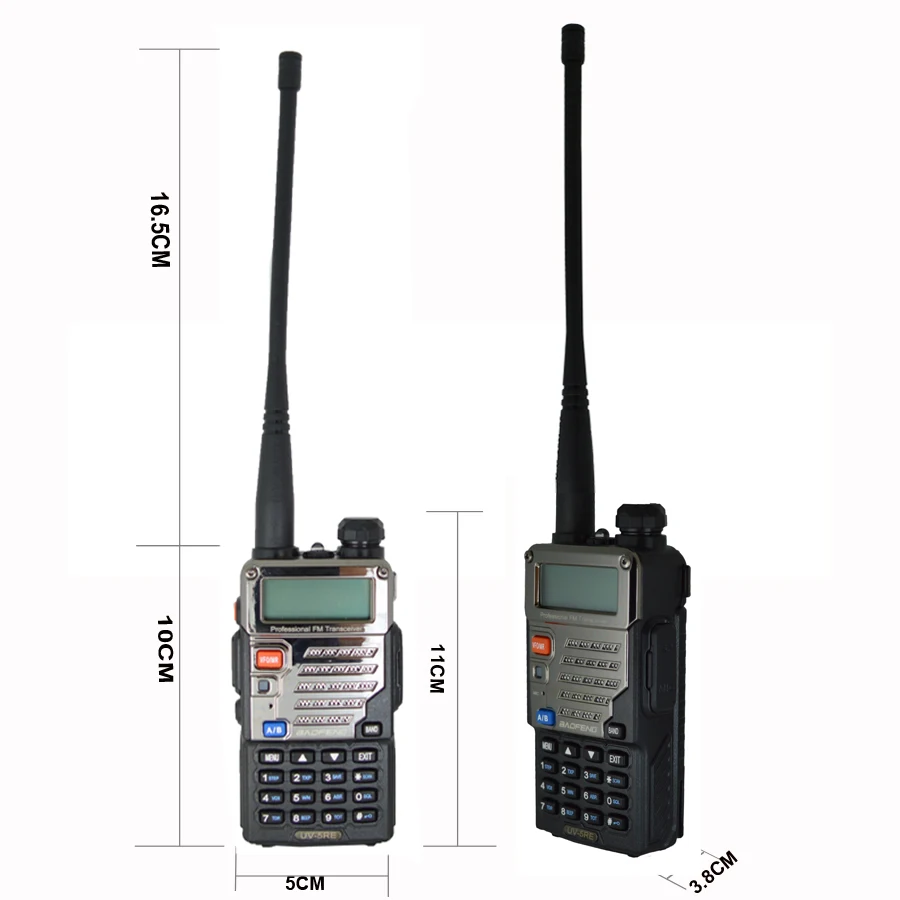 Лампа BaoFeng UV 5 для двусторонней радиосвязи с бесплатными наушниками UV5RE 136 174 МГц и