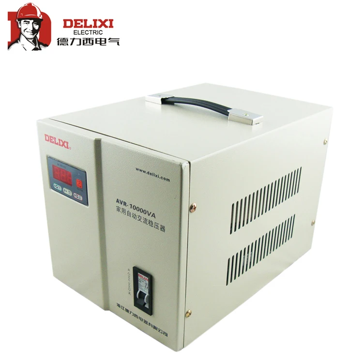 Новый стабилизатор напряжения Delixi AVR 10KVA 10 кВт 10000 Вт автоматический бытовой