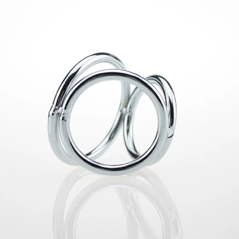 Кольцо на пенис из нержавеющей стали для мужчин растягивающее кольцо Пояс