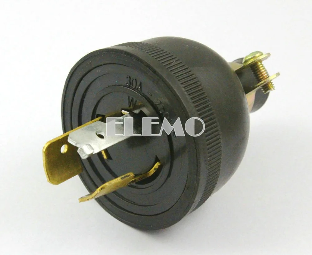 Gerador de Travamento sem Aterramento Plugue Macho ac 250v 30a Peças