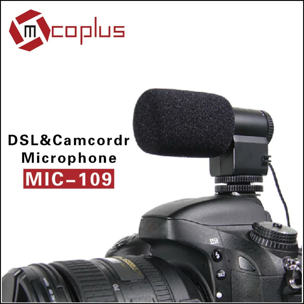 Мини Направленная Камеры Стереомикрофон Mic-109 для 3.5 мм Микрофонный Разъем