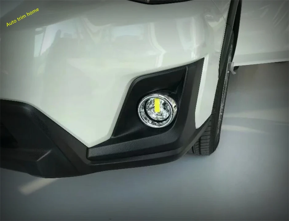 Передние противотуманные фары lapetus защита лампы Накладка 2 шт. подходит для Subaru XV Crosstrek ABS хром авто аксессуары