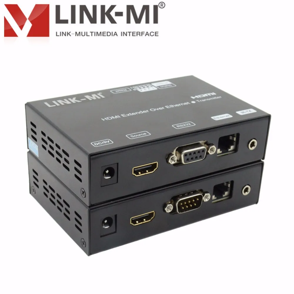 LINK-MI LM-EP25 аудио-видео HDMI удлинитель 120 м по одному Cat5e/6 UTP TCP IP с ИК Ethernet DIP