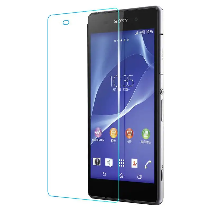 9H закаленное стекло для Sony Xperia Z Z1 Z2 Z3 Z5 Compact S39H C3 C4 C5 E3 E4 E4G X XP E5 M2 M4 M5 L36H чехол с