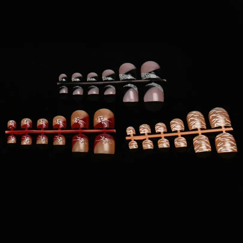 Набор накладных ногтей 144 шт. Искусственный акриловый гель для маникюра 100% новый