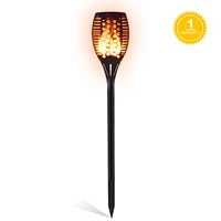 2pclot solar path torches lights waterproof flame lighting 96led flickering torch lights lawn gardenpathways street lamp