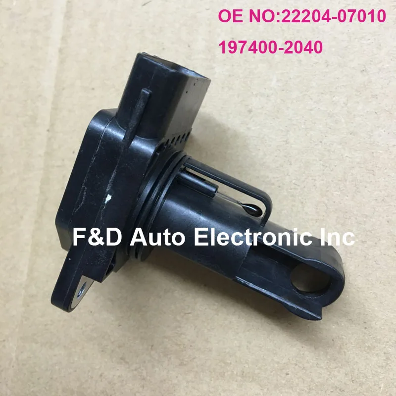 Новый датчик массового расхода воздуха OEM 22204 07010 для 1999 2006 TOYOTA Celica Corolla Verso RAV 4 MAF