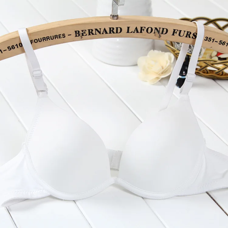 

super push up bra for small breast young girls Lingerie Fashion Bras Underwire Brassiere Small Size 32 34 36 Padded Underwear