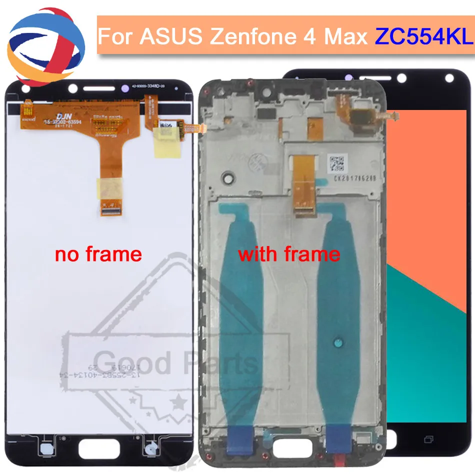 Новый для Asus ZenFone 4 Max ZC554KL X00IS X00ID Полный ЖК дисплей + сенсорный экран дигитайзер 5