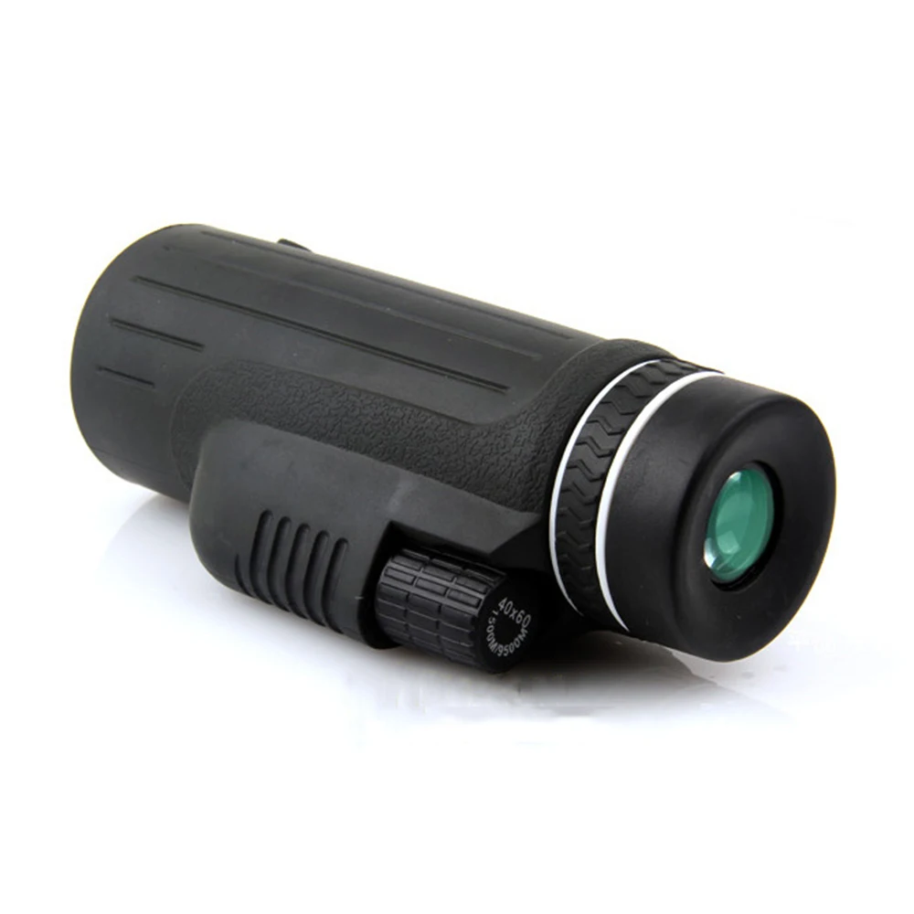 

40X60 BAK4 FMC Green Film HD Zoom Wide Angel Monocular Telescope for Travelling Hunting Camping Watching