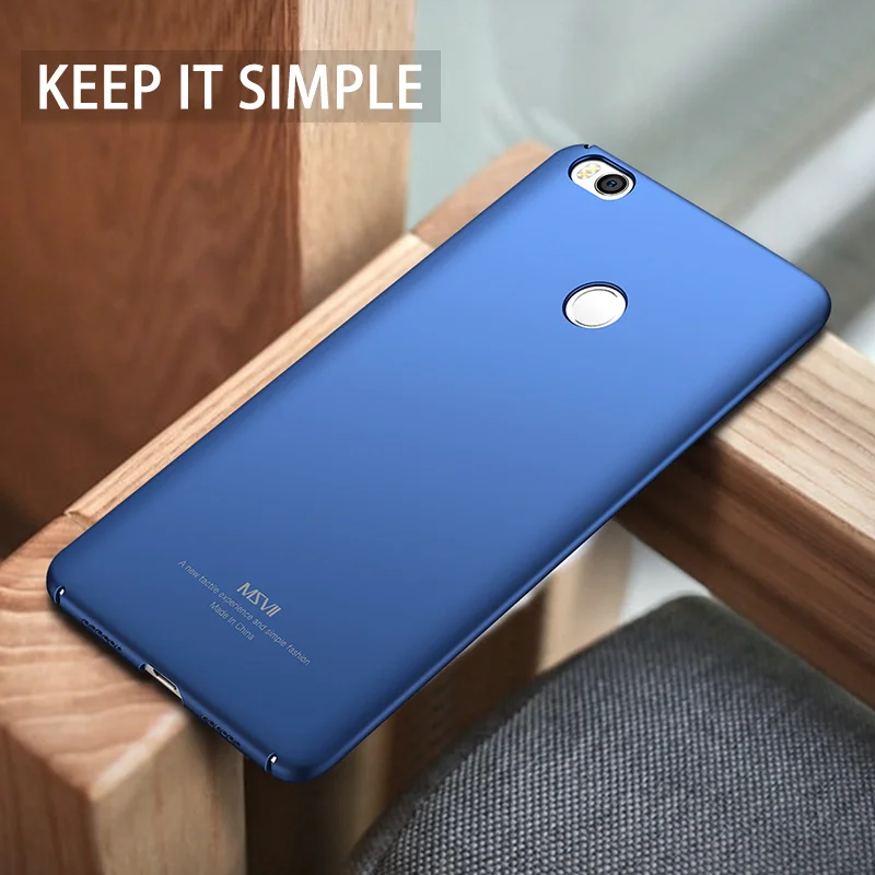 Msvii Чехлы для Xiaomi mi Max 3 Бампер Тонкий полная защита ПК Жесткий противоударный