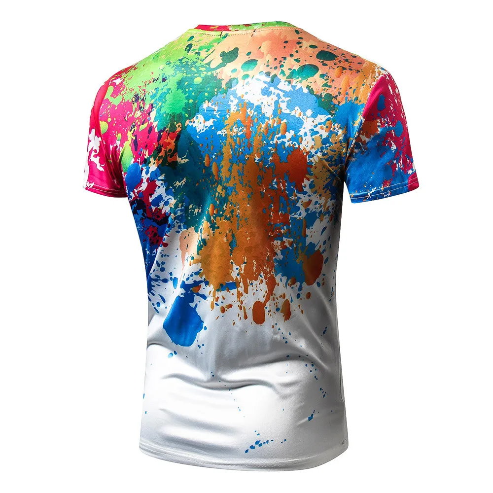 Модная футболка для мужчин модные футболки с 3D принтом рубашка коротким рукавом