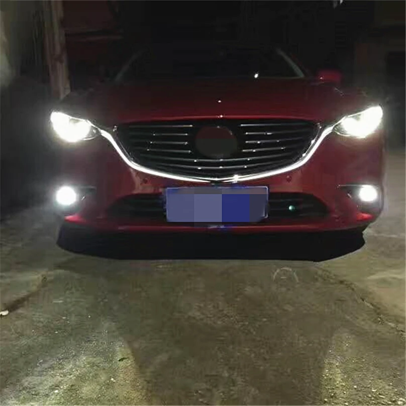 Автомобильный мигающий для мазда 6, мазда 6, Atenza,,, для вождения, DRL, дневной ходовой светильник, решетка, DRL, контурный светодиодный светильник, ширина, DRL