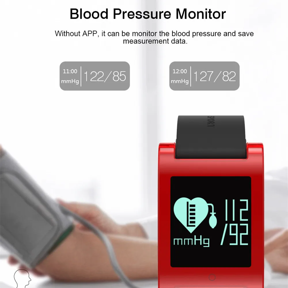 SIOYI Фитнес-Трекер DM68 OLED Умный Браслет Smartband Bluetooth Спорт Часы Heart Rate Monitor Калорий