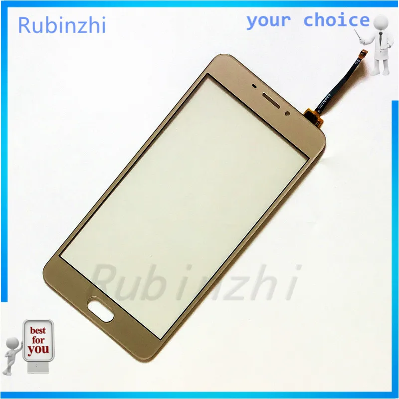 Сенсорная панель RUBINZHI для телефона сенсорное Переднее стекло Meizu M5 note дигитайзер