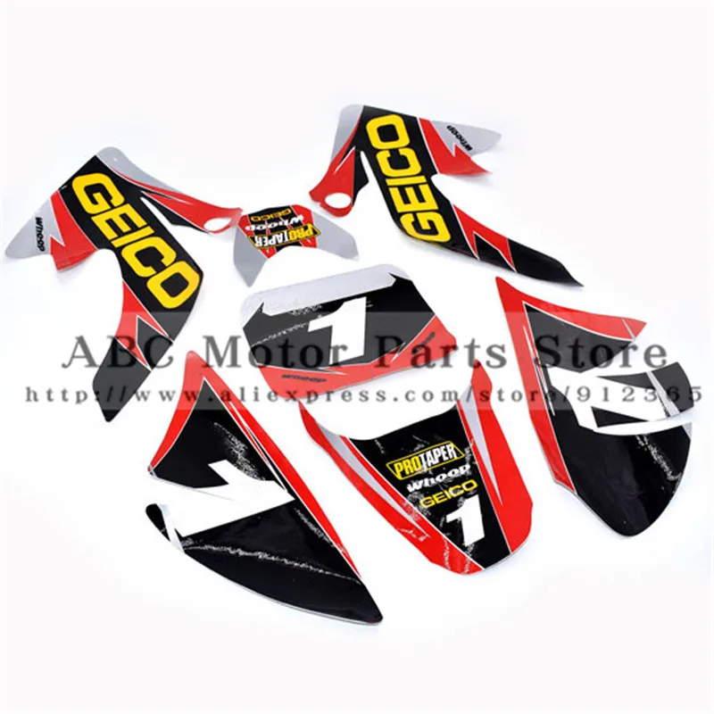 3 м клейкие наклейки графическая наклейка для CRF 50 SSR XR50 Kayo KR110 YY70 грязная яма