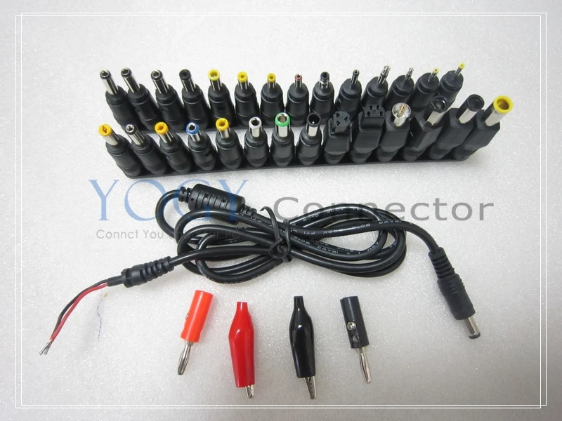 

1 Lot New 32pcs Universal Using AC DC Jack Connector for Brands Laptop Power Adapter Charge Test, Toshiba, HP, Dell IBM