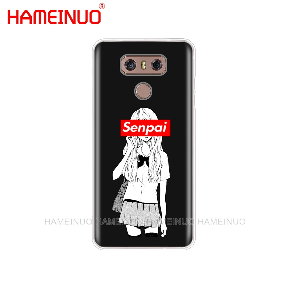 43341 HAMEINUO Sugoi семпай аниме waifu чехол для телефона для LG G7 Q6 G6 мини G5 K10 K4 K8 X POWER 2 V20 V30 - Цвет: 43341