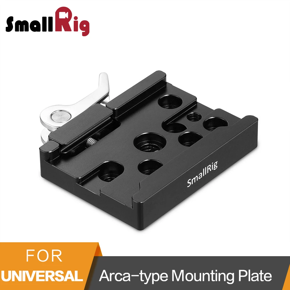 SmallRig Arca-type Монтажная пластина для крепления штатива Arca пластина для штатива/клетки Dslr быстросъемный зажим-2143