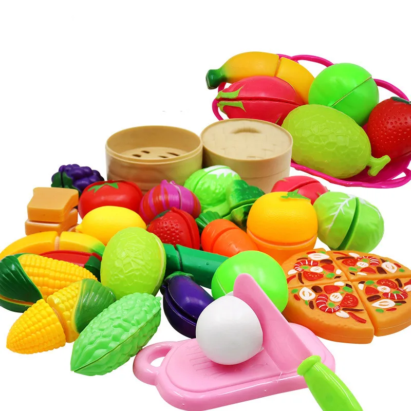 2019 ролевые игры пластиковые игрушки для еды резка фруктов овощей еда детей |