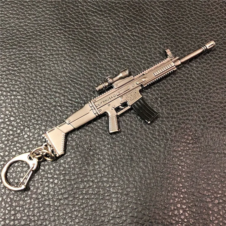 12 см PUBG оружие, винтовка AKM модель AK 47 Игрушки Брелки
