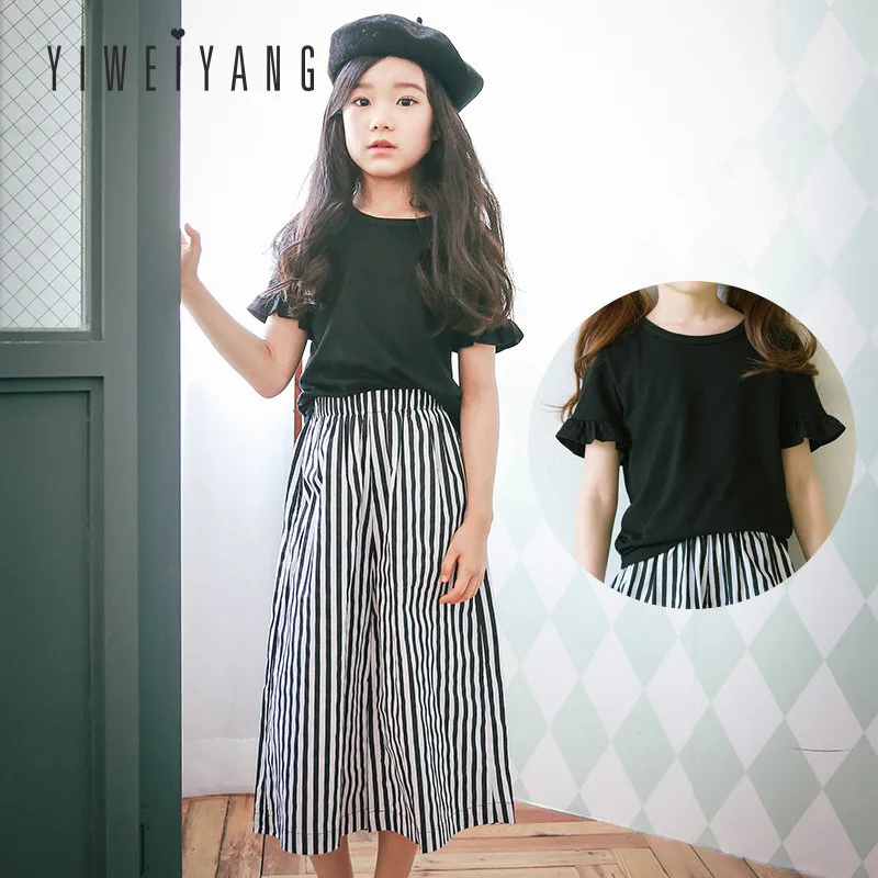 

2018 Summer New Girls T-shirt Pure Cotton Breathable Pure Girl's Coat