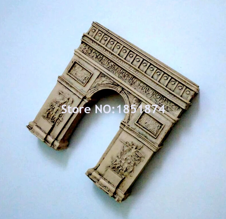Arc de Triomphe, Париж, Франция 3D магниты на холодильник сувениры для туристов в коллекцию на холодильник магнитные наклейки домашний Декор подарок