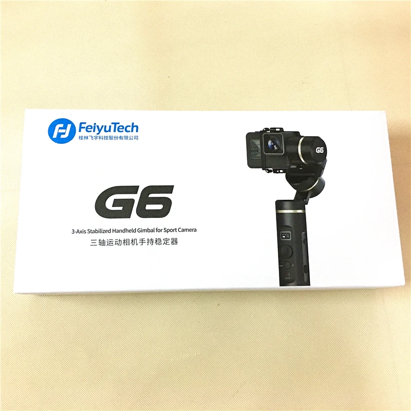 (В наличии) оригинальный FeiyuTech FY G6 ручной карданный для камеры Wifi + синий зуб OLED