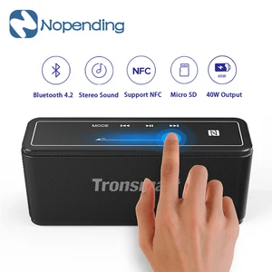 original tronsmart element mega for bluetooth 5 0 portable speaker wireless 3d digital sound 40w nfc for ios android free global shipping