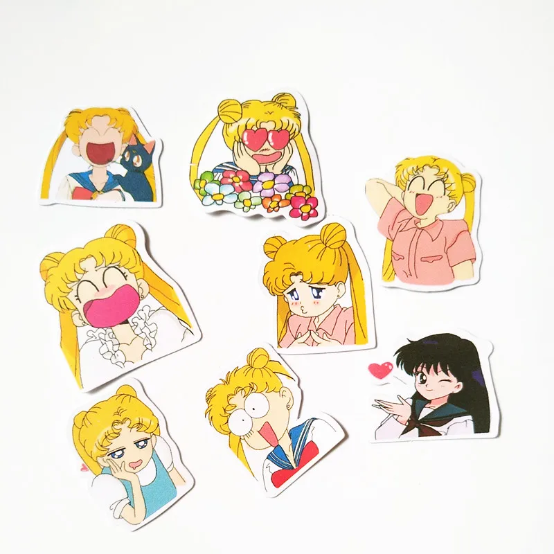 

33pcs/bag Creative Cute Pretty guardian Moon girl Scrapbooking vsco Stickers Decorative decoration girls paper pegatinas