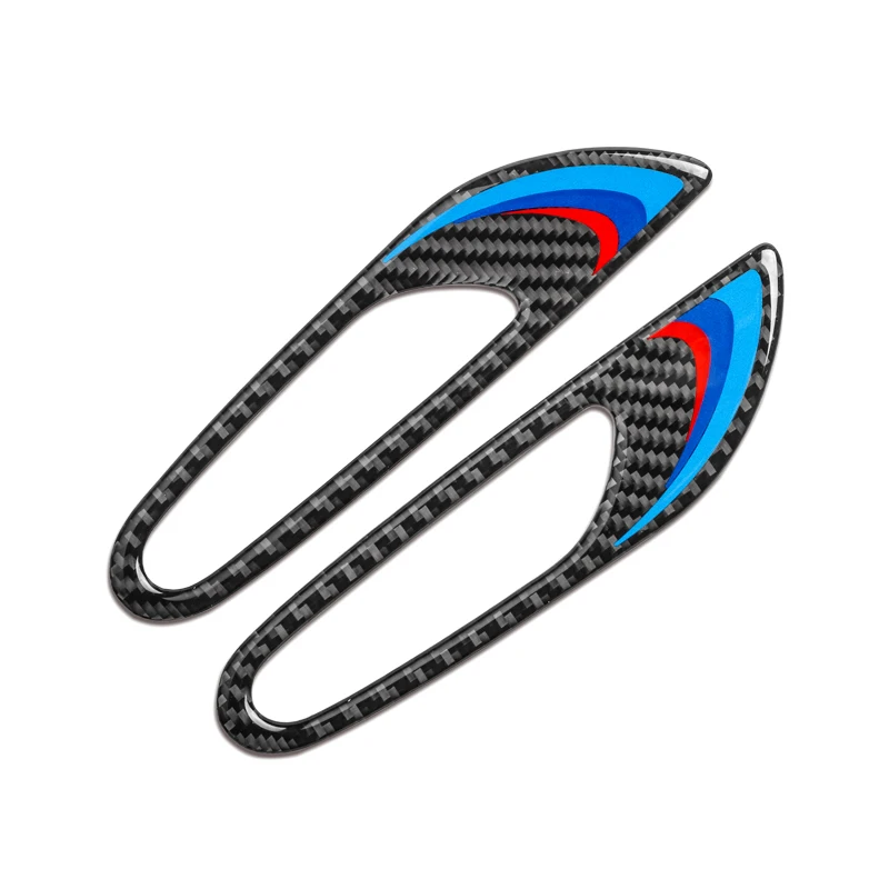 

Carbon Fiber Car Side Turn Signal Light Trim Stickers Front Guards Fender Body Decals For BMW E90 E91 E92 E93 E60 E61 E82 E88