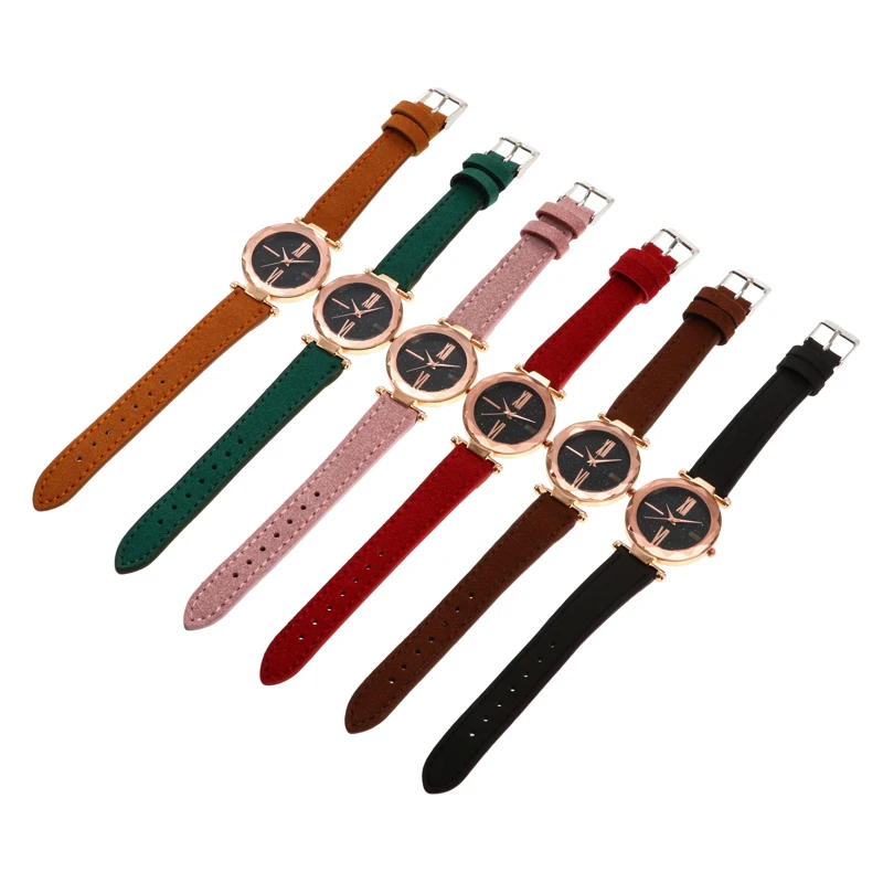 

Fashion Exquisite Ladies Watch Women Leather Ladies Wrist Watches Clock Saat Relogio Feminino bayan kol saati Gift reloj mujer