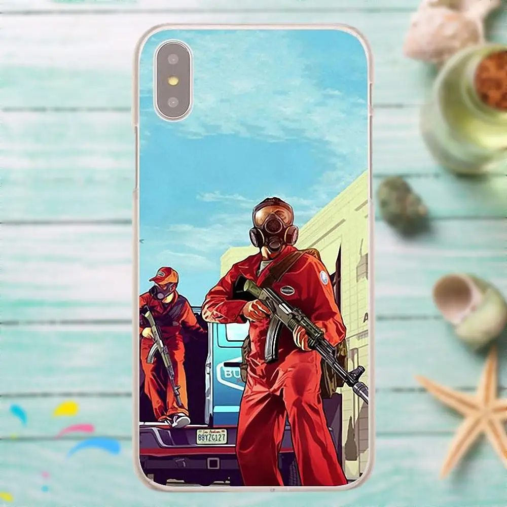 Чехол из ТПУ для Xiaomi Redmi Mi Note 7 8 9 SE Pro Lite Go Play Gta 5 Grand Theft Auto V | Мобильные телефоны и