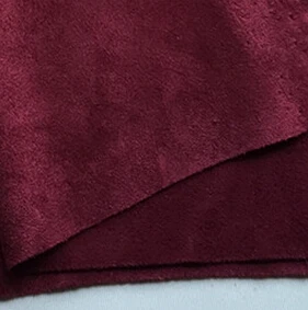 20 wine red Модная одежда для одежды, материал для шитья, 1 метр, микрофибра, утолщенная замшевая ткань - Цвет: 20 wine red