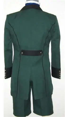 

Black Butler kuroshitsuji Ciel Phantomhive Cosplay Costume emboitement Halloween Green Clothing Set