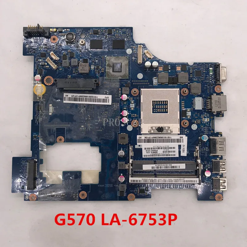 Бесплатная доставка Для материнской платы ноутбука G570 PIWG2 LA 6753P HM65 чипсет HDMI