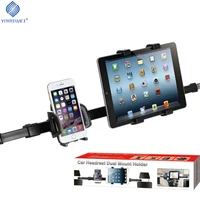 universal tablet car holder phone mount car back seat headrest dual mount stand car accessories for ipad xiaomi samsung lenovo
