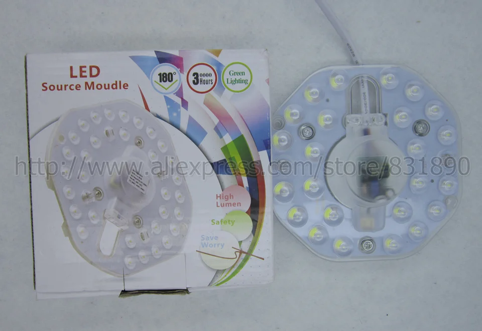 Umaked led pcb AC 220 В пластина для потолка 18 Вт 1800LM smd2835 чипы крышка объектива +