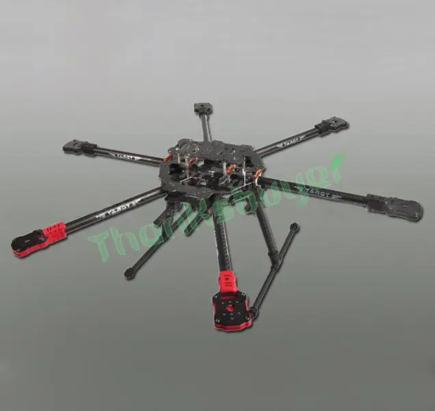Таро FY690S труба из углеродистого волокна 3K углеродного с 6 осями гексакоптер FPV Для