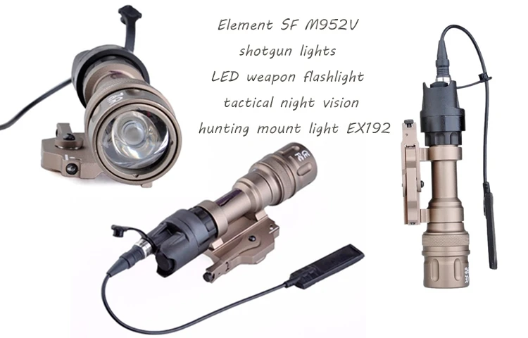 Element M952V охотничий фонарик ИК лазерный светодиодный фонарь DBAL-D2 ИК лазерный двойной переключатель управления тактическое оружие