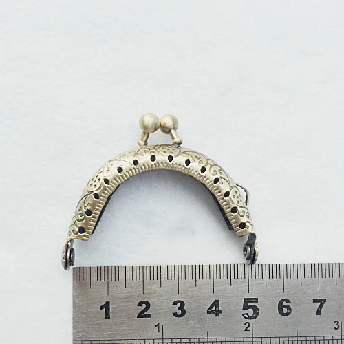 5 см мини размер 4 вида цветов металлический кошелек рамка внахлест застежка рот