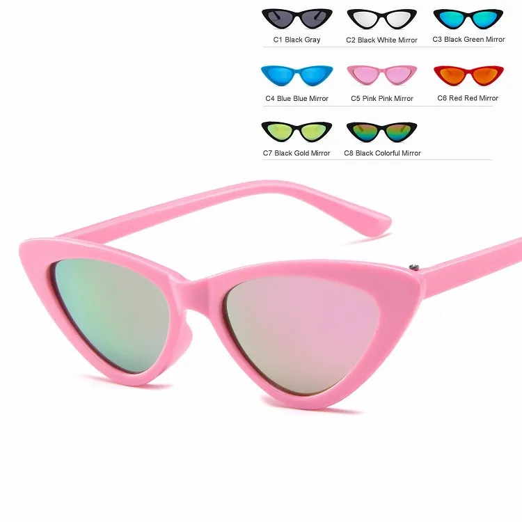 

MYT_0173 Baby Sunglasses girls boys Kids Sun Glasses Candy Color Cat Eye Sunglasses Children Shades For Children UV400