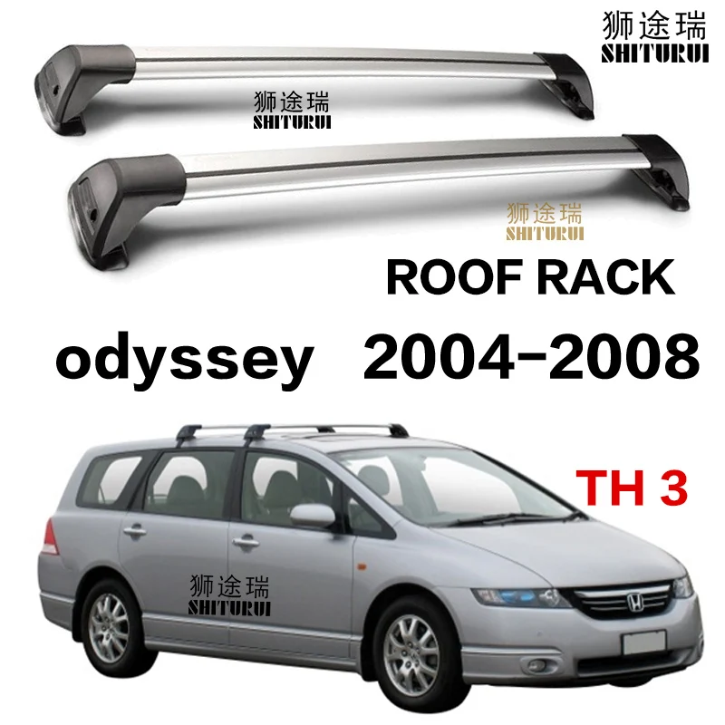 2 шт. для Honda Odyssey mvp 2003- RB3/RB4 Кровельная Панель автомобиля специальный алюминиевый сплав ремень Замок Led стрельба багажник на крышу CORSS RACK