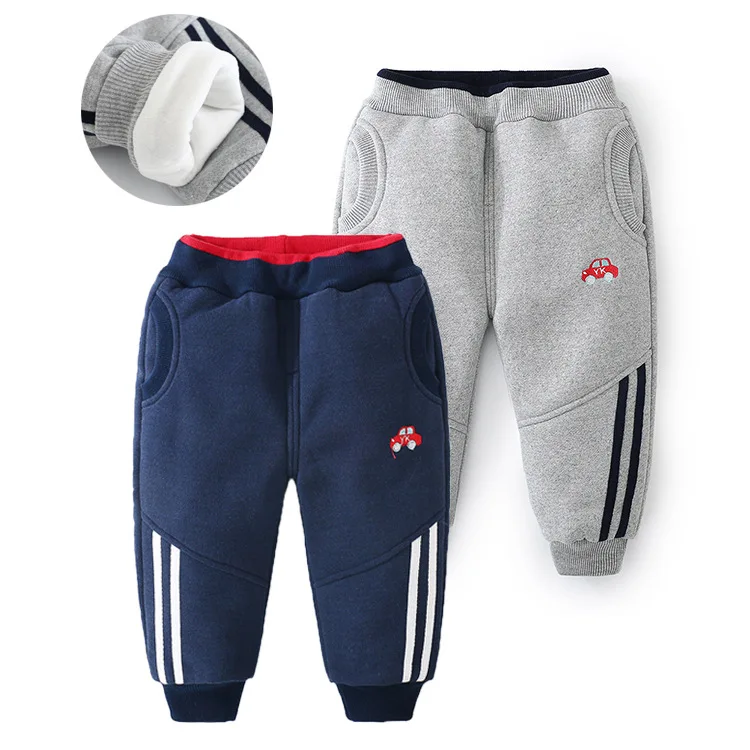 2019 winter kids thickening With velvet Leggings pants cotton fashion Dinosaur warm Stretch Bottoming trousers toddler clothing | Детская