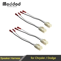 1 or 2 pairs cable for chrysler dodge speaker wire harness adapter connector plug