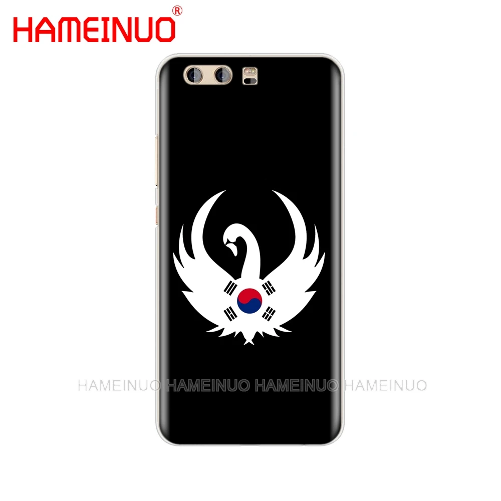 HAMEINUO чехол с корейским флагом для телефона huawei Ascend P7 P8 P9 P10 P20 lite plus pro G9 G8 G7 2017 |