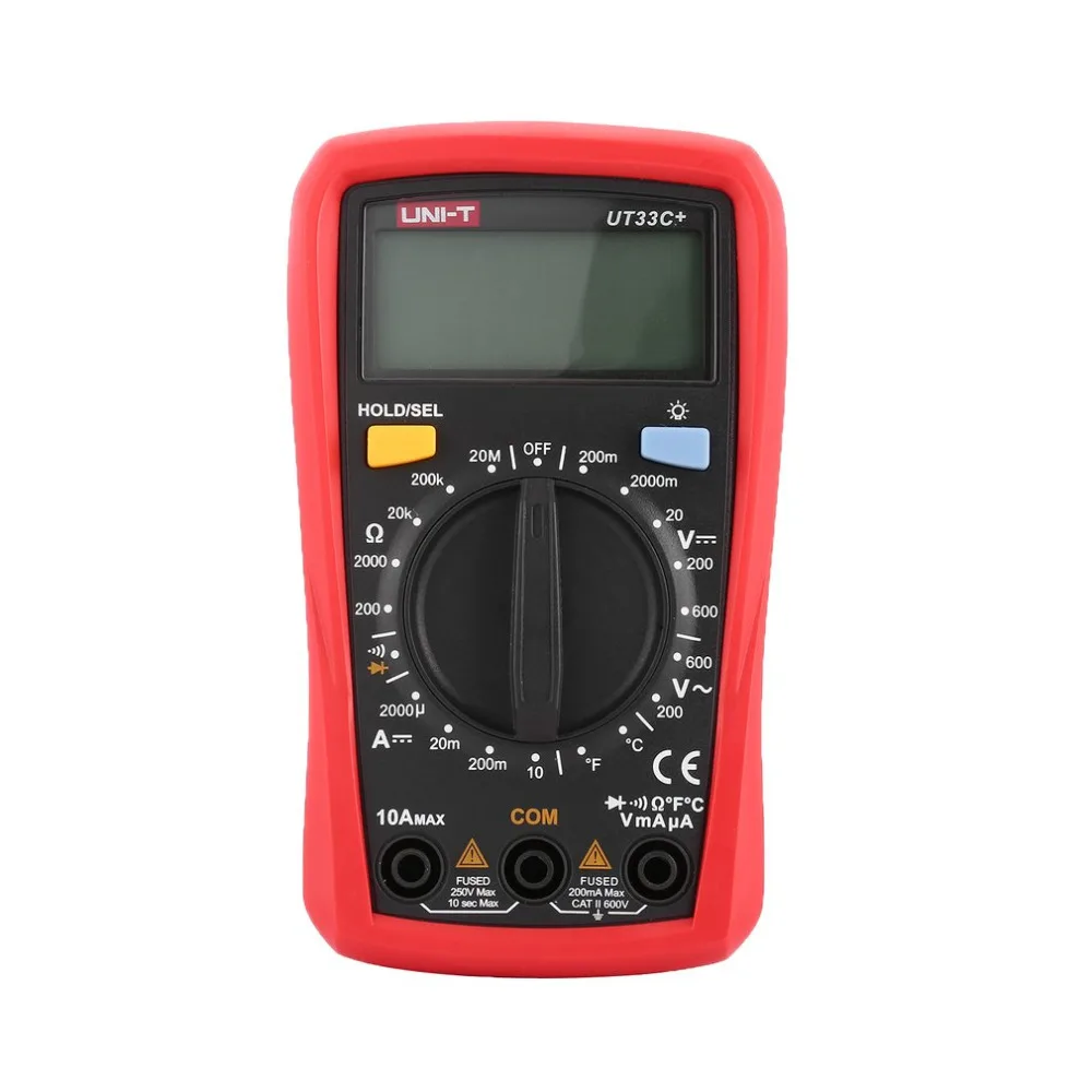 Цифровой мультиметр DC/AC Измеритель Напряжения тока ручной Амперметр тестер